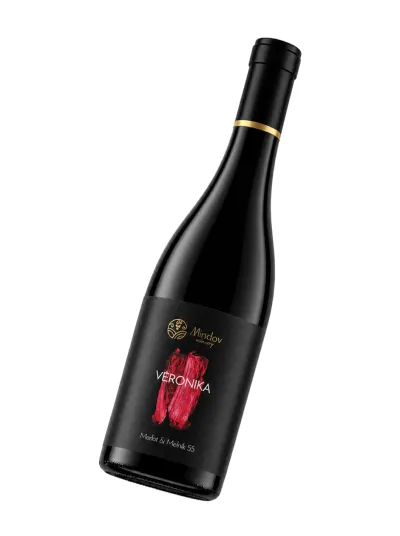 Veronika Merlot & Melnik 55 — Rotwein, Weingut Mindov